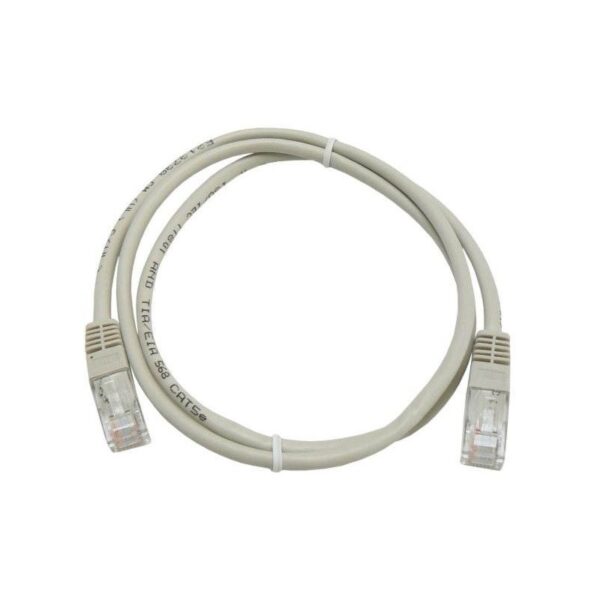 SIEŤOVÝ KÁBEL DATACOM, CAT5E, UTP SIVÝ 1 M