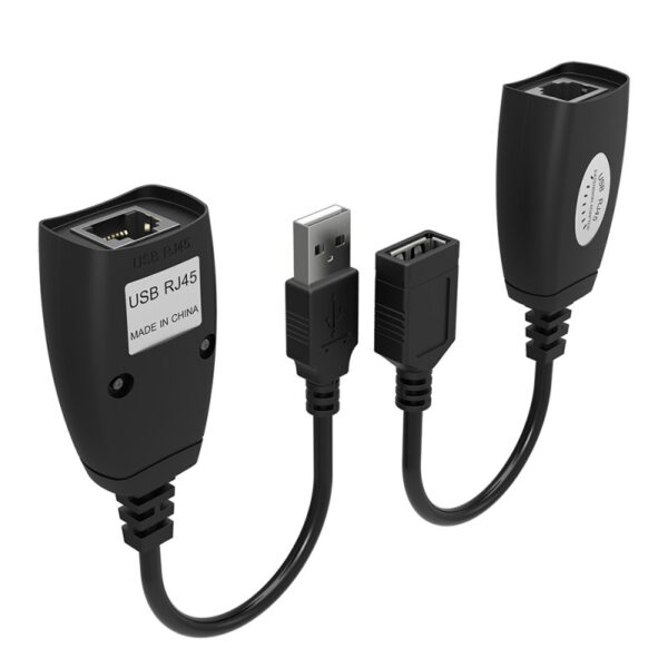 USB ADAPTÉR EXTENDER AŽ 50M, JEDEN RJ45 ETHERNET KÁBEL CAT5E - Image 4