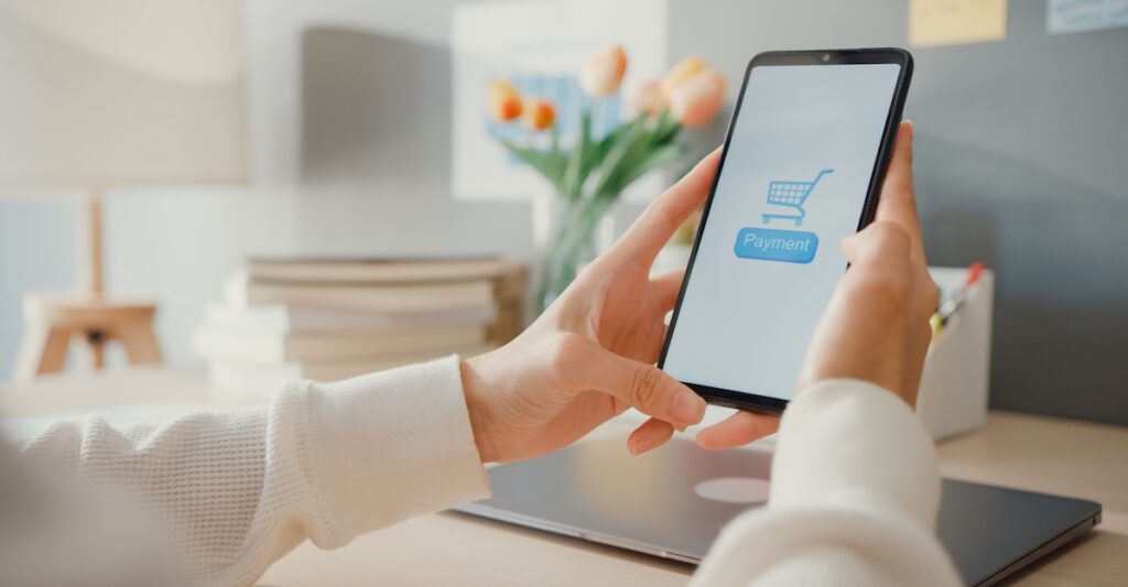 platobná brána a mobilné nakupovanie